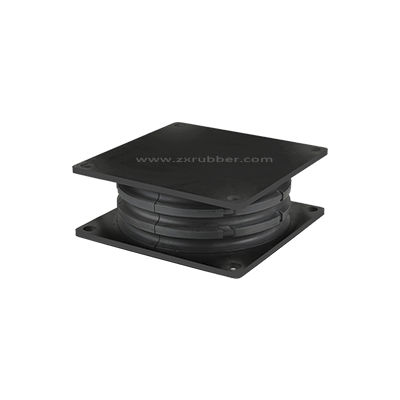 Quadratische elastische Lagerung - SWA series - ZHONG XIANG RUBBER PRODUCTS CO LTD - Gummi / für Maschinen / für schwere Lasten