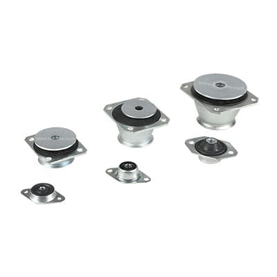 Zylindrische elastische Lagerung - CN series - ZHONG XIANG RUBBER PRODUCTS CO LTD - verzinkter Stahl / Edelstahl / Elastomer