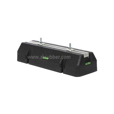 Rechteckige elastische Lagerung - DJ series - ZHONG XIANG RUBBER PRODUCTS CO LTD - verzinkt / für Klimaanlagen / Gewinde