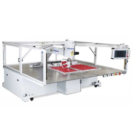 Steppstich-Nähmaschine - RPAS-L-R-1-1200×800-A-FD5-HR2.6 - Tianjin Richpeace AI Co., Limited - Zweinadel / 2-Faden / für Automobilanwendungen