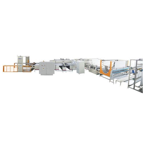 Längs-Säumanlage - RPSS-NM-CS-4-2900×2800-SW-CN-CMR-3P380 - Tianjin Richpeace AI Co., Limited - Kettenstich / für Frottiergewebe / automatisch