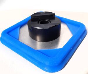Quadratischer Vakuum-Saugnapf - PAD  - Gripwiq ApS - flach / Silikon / für die Lebensmittelindustrie