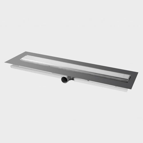 Edelstahl-Abflussrinne - DISK-LINE - Blanke Systems - Stahl / flach / bodenstehend