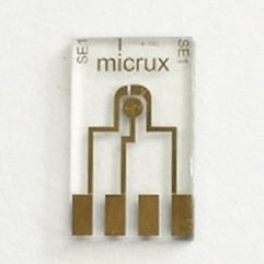 Elektrochemische Elektrode / Dünnschicht - ED-mSE-10-Au - Micrux Fluidic - Golddraht / Titan / für Elektroanalyse