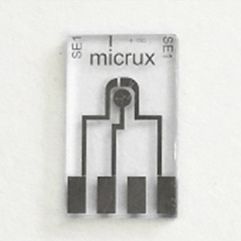 Elektrochemische Elektrode / Dünnschicht - ED-mSE-10-Pt - Micrux Fluidic - Titan / für Elektroanalyse / für Durchflussysteme