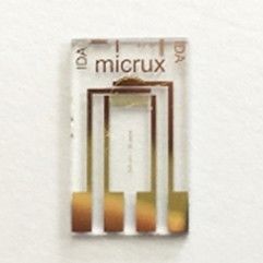 Elektrochemische Elektrode / Referenz - ED-IDA5-Au - Micrux Fluidic - Dünnschicht / Golddraht / Titan