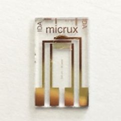 Elektrochemische Elektrode / Referenz - ED-IDA6-Au  - Micrux Fluidic - Dünnschicht / Golddraht / Titan
