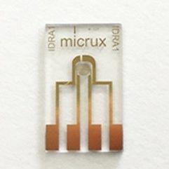 Elektrochemische Elektrode / Dünnschicht - ED-IDRA1-Au  - Micrux Fluidic - Golddraht / Titan / für Elektroanalyse
