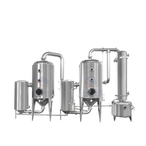 Doppeleffekt-Konzentrator - SJN series - Wenzhou Lihong Machinery TECHNOLOGY Co., LTD - für die Lebensmittelindustrie / für die Pharmaindustrie