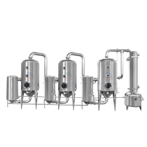 Multieffekt-Konzentrator - SJN series - Wenzhou Lihong Machinery TECHNOLOGY Co., LTD - Vakuum / für die Lebensmittelindustrie / für die Pharmaindustrie