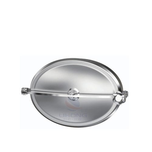 Edelstahl-Mannloch - Wenzhou Lihong Machinery TECHNOLOGY Co., LTD - sanitär / oval
