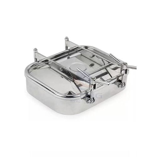 Edelstahl-Mannloch - Manway - Wenzhou Lihong Machinery TECHNOLOGY Co., LTD - sanitär / rechteckig