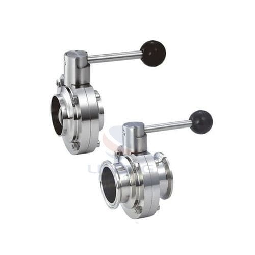 Absperrklappe - Wenzhou Lihong Machinery TECHNOLOGY Co., LTD - manuell / für Milchprodukte / für Getränke