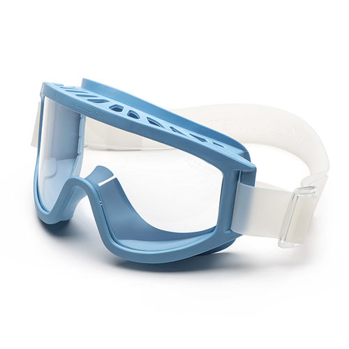 Vollsicht-Schutzbrille für Reinraum - 611 Byoxene - UNIVET - Gummi / Polycarbonat / Rundummodell