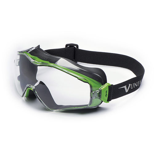 Vollsicht-Schutzbrille / UV - 6X3 MED - UNIVET - mechanisch / Polycarbonat / Gummi