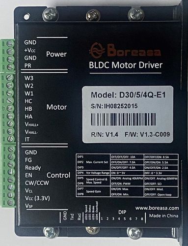 Motorantrieb mit integriertem Controller - D30/5/4Q-E1 - Boreasa Technologies Co., Ltd - BLDC