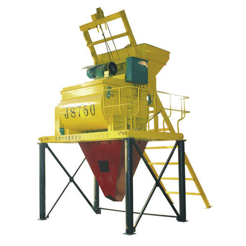 Hydraulischer Betonmischer - JS750 - ZCJK Intelligent Machinery Wuhan Co. Ltd - stationär / Doppelwellen