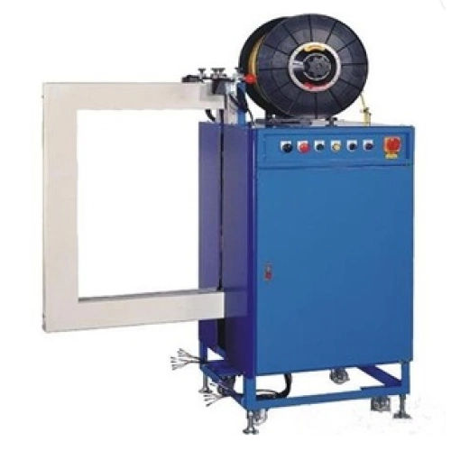 Halbautomatische Umreifungsmaschine - DB-0860AC - Shandong Dyehome Intelligent Equipment Co.,Ltd - Paletten / für Polypropylenbänder / 220V einphasig