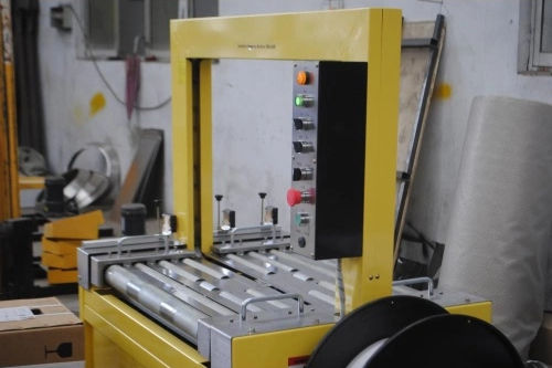 Automatische Umreifungsmaschine - DBA-004 - Shandong Dyehome Intelligent Equipment Co.,Ltd - Paletten / Paket / für Polypropylenbänder