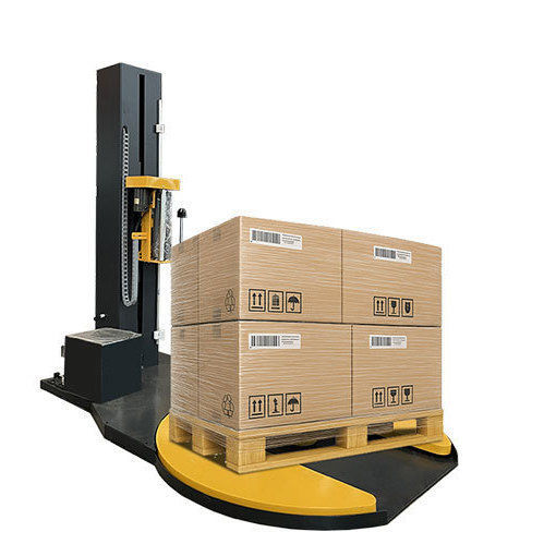 Stretchwickler mit Drehteller - TP1650F-M - Shandong Dyehome Intelligent Equipment Co.,Ltd - halbautomatisch / für Industrieanwendungen / Paletten
