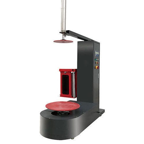 Stretchwickler mit Drehteller - Shandong Dyehome Intelligent Equipment Co.,Ltd - halbautomatisch / für Verpackung / mit Oberfolienspender