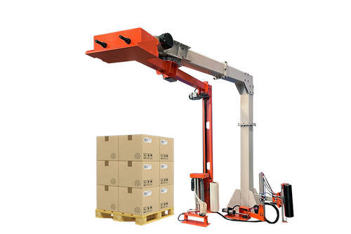 Dreharmwickler - R1800FZ - Shandong Dyehome Intelligent Equipment Co.,Ltd - automatisch / mit mechanischer Bremse / mit Stretchfolie