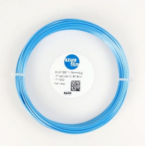 SILK-Filament / für 3D-Drucker - FL871 series - AzureFilm d.o.o. - 1,75 mm / blau / braun