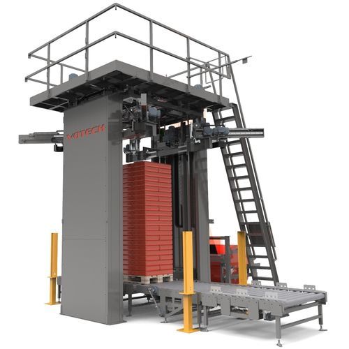 Haubenmaschine mit Stretchfolie - Fishbbein - automatisch / für Paletten / für Säcke
