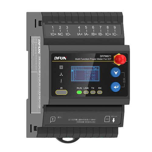 Energieverbrauch-Leistungsmessgerät - DFPM971  - DFUN (ZHUHAI) CO.,LTD. - für DIN-Schiene / kabellos