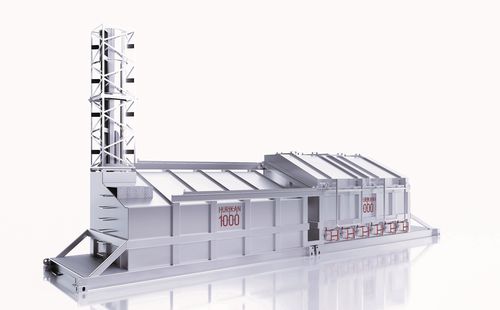 Verbrennungsanlage für medizinische Produkte - HURIKAN 1000 - Eco-Spectrum LLC - für pharmazeutische Abfälle / für Tierreste / für Risikoprodukte