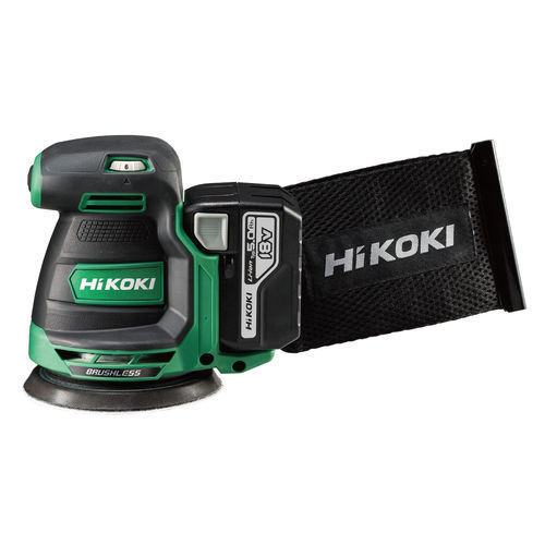 Exzenterschleifer - SV1813DA - HITACHI KOKI - elektrisch / für Holz / für Metall