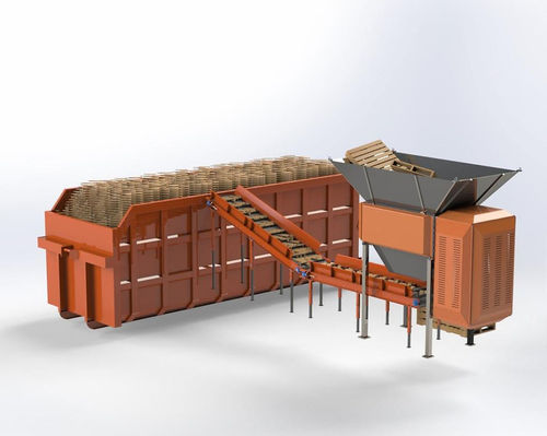 Primär-Schredder - FKT-300 - FabrikTec Brasil - Einwellen / für Holz / für Abfall
