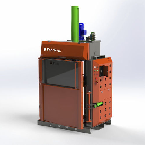 Ballenpresse für Müll - FKT-50 - FabrikTec Brasil - vertikal / mit Frontöffnung / automatisch