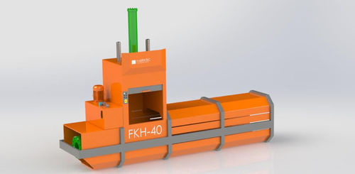 Ballenpresse für Müll - FKH-40 eco - FabrikTec Brasil - horizontal / mit Frontöffnung / automatisch