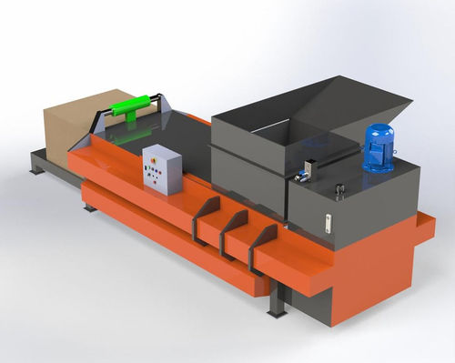 Ballenpresse für Müll - FKH-50  - FabrikTec Brasil - horizontal / mit oberer Öffnung / automatisch
