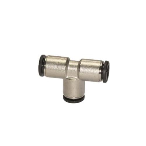 Pneumatischer Anschluss - 749.005 - RIEGLER & Co.KG - Push-in / T / vernickeltes Messing