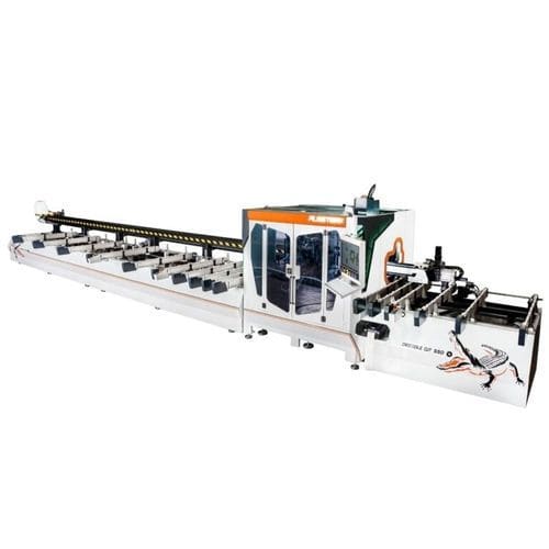 Automatische Bearbeitungs- und Schneidanlage - S&Ccedil;4550 - PLASTMAK MACHINE - CNC / für Aluminiumprofil / für PVC-Profile
