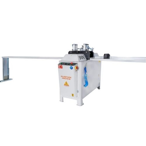 Glashalteleiste-Schneidemaschine - S.Ç 301S - PLASTMAK MACHINE - Rundmesser / für Aluminium / für PVC