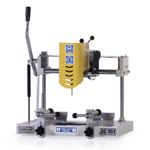 Tragbare Fräsmaschine - SÇ551 - PLASTMAK MACHINE - 2-Achs / vertikal / für PVC