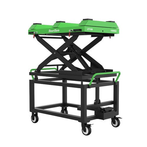 Scherenhebebühne - LT150 - SHENZHEN SMARTSAFE TECH CO.,LTD. - 1,5 t / pneumatisch / für PKW