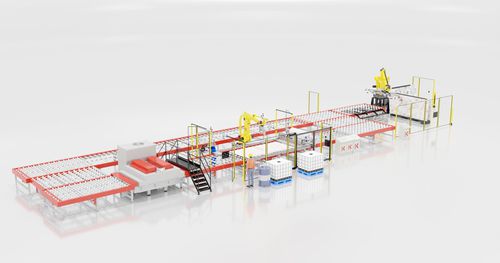 Roboterzelle für Materialumschlag - BRIOKOR - Keeltek  - für Werkzeugmaschinen / für Montagestraße / intelligent