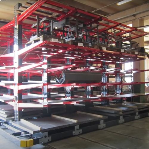 Warenlager-Regal - Jiangsu EBIL Intelligent Storage Technology Co.,Ltd. - Kragarm / mobil / Langgut