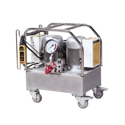 Doppelmotor-Hydraulikaggregat - DP304 series - Pingyuan Jingke Hydraulic Co., Ltd - mit Elektromotor / für Drehmomentschlüssel / auf Reifen