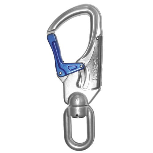 Karabiner / doppelt gesichert - IKV21 - IKAR GB Limited - mit Drehgelenk / Aluminium