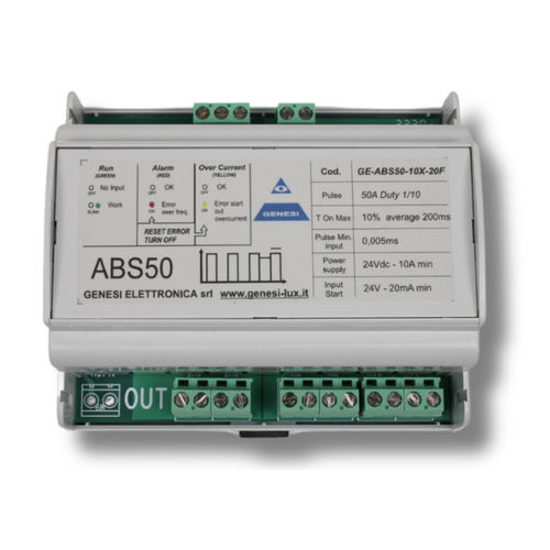 Ethernet-Lichtsteuergerät - ABS50 - GENESI ELETTRONICA SRL - USB / EtherCAT / 1 Kanal