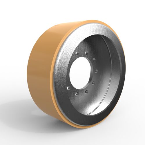 Laufflächen-Rad - Mid - Dongguan Yalide Technology Co.,LTD - Polyurethan / für schwere Lasten / für Materialumschlag