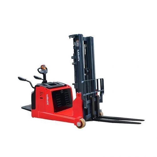 Batteriebetriebener Stapler - MBB20 - MiMA electric forklift - mit Fahrerplattform / für Lagerhallen / für Materialumschlag