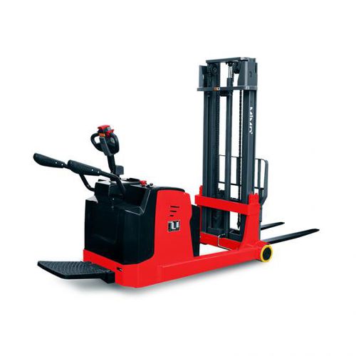 Batteriebetriebener Stapler - MBB series - MiMA electric forklift - mit Fahrerplattform / für Lagerhallen / für Materialumschlag