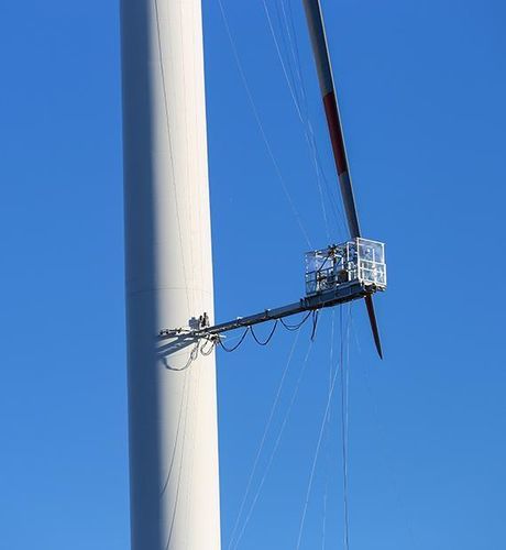 Arbeitsplattform - SOFIT-Z3 - Ficont Industry (Beijing) Co., Ltd. - hängend / für Windkraftanlage / Bedienertür