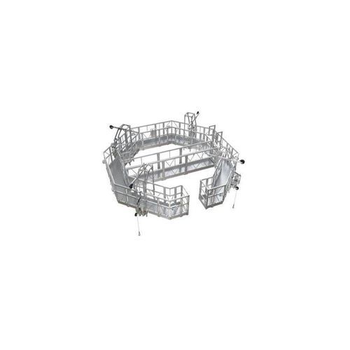 Arbeitsplattform - CP4-500 - Ficont Industry (Beijing) Co., Ltd. - hängend / für Baustellen / Bedienertür